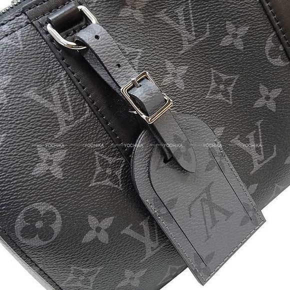 LOUIS VUITTON keepall Monogram Eclipse Shoulder bag silver - Picture 6 of 8
